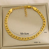 Wholesale Unisex Simple Stainless Steel Electroplated Bracelet Set