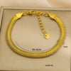 Wholesale Unisex Simple Stainless Steel Electroplated Bracelet Set