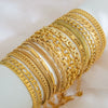 Wholesale Unisex Simple Stainless Steel Electroplated Bracelet Set