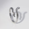 Wholesale Unisex Snakeshaped Titanium Steel Ring With Animal Pattern Electroplated