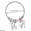 Wholesale Unisex Stainless Steel And Alloy Bracelet With Diamondencrusted Heart Pendant