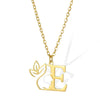 Wholesale Unisex Stainless Steel And Copper Letter Necklace With Hollow Portrait And Cross Chain Electroplated
