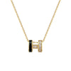 Wholesale Unisex Stainless Steel Animal Zodiac Cartoon Style Full Diamond Necklace