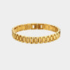 Wholesale Unisex Stainless Steel Business Style Adjustable Watch Chain Bracelet With Geometric Design And Electroplating Treatment