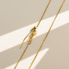 Wholesale Unisex Stainless Steel Electroplated Leopard Print Letter Pendant Cross Chain Necklace