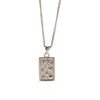 Wholesale Unisex Stainless Steel Geometric Animal Wolf Head Pendant Necklace With Electroplating Design And Cross Chain