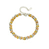 Wholesale Unisex Stainless Steel Geometric Circle Thick Chain Bracelet With Electroplating