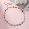 Wholesale Unisex Stainless Steel Geometric Evil Eye Handmade Bracelet