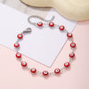 Wholesale Unisex Stainless Steel Geometric Evil Eye Handmade Bracelet