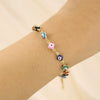 Wholesale Unisex Stainless Steel Geometric Evil Eye Handmade Bracelet