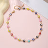 Wholesale Unisex Stainless Steel Geometric Evil Eye Handmade Bracelet