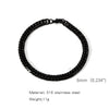 Wholesale Unisex Stainless Steel Geometric Exaggerated Electroplated Double Woven Bracelet