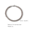 Wholesale Unisex Stainless Steel Geometric Exaggerated Electroplated Double Woven Bracelet