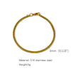 Wholesale Unisex Stainless Steel Geometric Exaggerated Electroplated Double Woven Bracelet