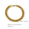 Wholesale Unisex Stainless Steel Geometric Exaggerated Electroplated Double Woven Bracelet