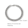 Wholesale Unisex Stainless Steel Geometric Exaggerated Electroplated Double Woven Bracelet