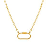 Wholesale Unisex Stainless Steel Geometric Pattern Electroplated 18K Gold Color Retention Adjustable Chain Necklace With Birthstone Pendants