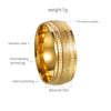 Wholesale Unisex Stainless Steel Geometric Ring With Electroplating Treatment