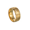 Wholesale Unisex Stainless Steel Geometric Ring With Vacuum Plating And Electroplating Treatment