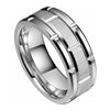 Wholesale Unisex Stainless Steel Geometric Ring With Vacuum Plating And Electroplating Treatment