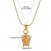 Wholesale Unisex Stainless Steel 18K Gold Plated Cross Chain Pendant Necklace
