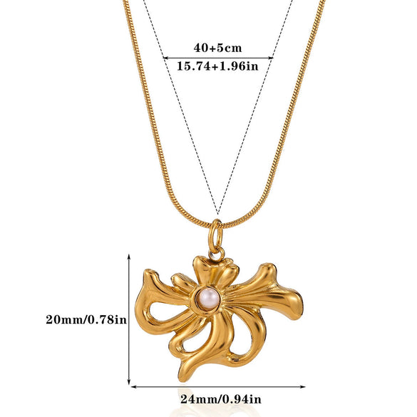 Wholesale Unisex Stainless Steel 18K Gold Plated Cross Chain Pendant Necklace