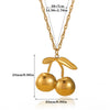 Wholesale Unisex Stainless Steel 18K Gold Plated Cross Chain Pendant Necklace
