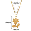 Wholesale Unisex Stainless Steel 18K Gold Plated Cross Chain Pendant Necklace