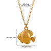 Wholesale Unisex Stainless Steel 18K Gold Plated Cross Chain Pendant Necklace
