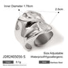 Wholesale Unisex Stainless Steel 18K Gold Plated Special Shaped Exaggerated Ring With Design Sense And Unique Style