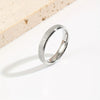 Wholesale Unisex Stainless Steel Vacuum Plated Starry Sky Design Niche Matte Ring Fashionable And Simple Light Luxury Accessory