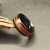 Wholesale Unisex Stainless Steel Wood Grain Arrow Ring With Electroplating