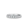 Wholesale Unisex 925 Sterling Silver Ring With 5A Full Diamond Zircon In Emerald Cut Electroplated Simple Geometric Style