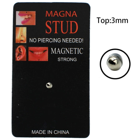 Wholesale Unisex Surgical Steel Holefree Nose Lip Ear Bone Nails With Round Ball Square Fivestar Plum Blossom Heart Shape Patterns And Electroplating Treatment