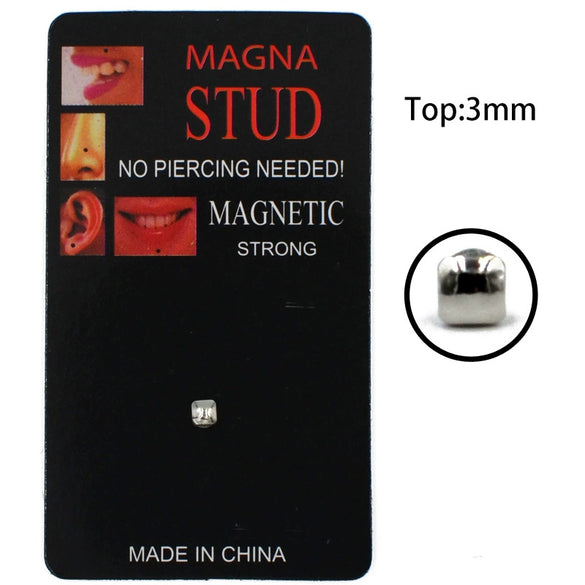 Wholesale Unisex Surgical Steel Holefree Nose Lip Ear Bone Nails With Round Ball Square Fivestar Plum Blossom Heart Shape Patterns And Electroplating Treatment