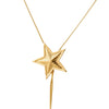 Wholesale Unisex Sweet And Cool Minimalist Stainless Steel Star Electroplated Drawstring Ochain Necklace