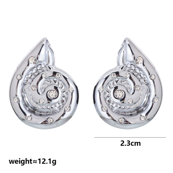 Wholesale Unisex Sweet And Cool Style Animal Zodiac Stainless Steel 18K Gold Plated Stud Earrings Jewelry