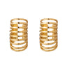 Wholesale Unisex Sweet And Cool Style Animal Zodiac Stainless Steel 18K Gold Plated Stud Earrings Jewelry
