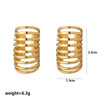 Wholesale Unisex Sweet And Cool Style Animal Zodiac Stainless Steel 18K Gold Plated Stud Earrings Jewelry