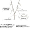 Wholesale Unisex Titanium Steel 18K Goldplated Cross Pendant Necklace In Chic Style
