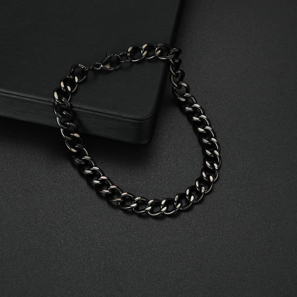 Wholesale Unisex Titanium Steel Ushape Bracelet With Electroplating Treatment Classic Style Jewelry