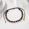 Wholesale Unisex Women's Handmade Glass Bead Geometric Style Woven Bracelet