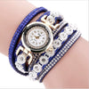 Wholesale Universal Leisure Alloy Case Imitation Leather Strap Round Dial Pointer Number Display Watch