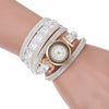 Wholesale Universal Leisure Alloy Case Imitation Leather Strap Round Dial Pointer Number Display Watch