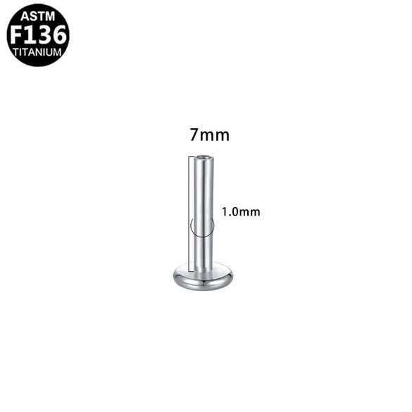 Wholesale Universal Lip Stud And Ear Bone Stud Replacement Rod In Geometric Style Made Of Copper And Stainless Steel With Electroplating Treatment Unisex