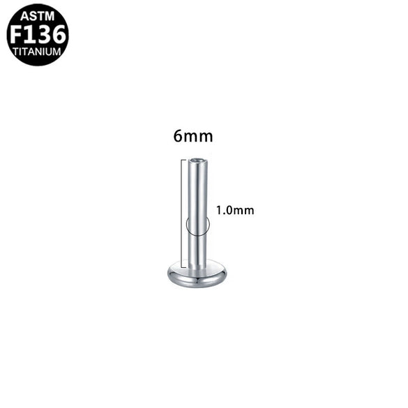 Wholesale Universal Lip Stud And Ear Bone Stud Replacement Rod In Geometric Style Made Of Copper And Stainless Steel With Electroplating Treatment Unisex