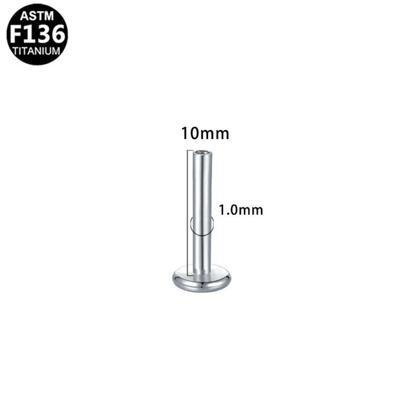 Wholesale Universal Lip Stud And Ear Bone Stud Replacement Rod In Geometric Style Made Of Copper And Stainless Steel With Electroplating Treatment Unisex