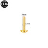 Wholesale Universal Lip Stud And Ear Bone Stud Replacement Rod In Geometric Style Made Of Copper And Stainless Steel With Electroplating Treatment Unisex