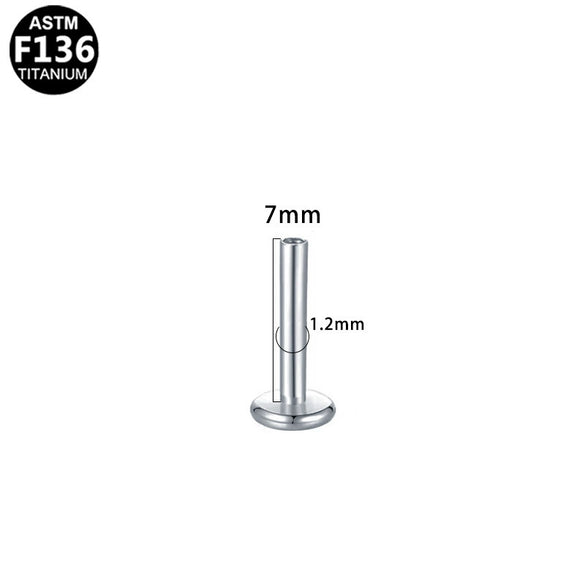 Wholesale Universal Lip Stud And Ear Bone Stud Replacement Rod In Geometric Style Made Of Copper And Stainless Steel With Electroplating Treatment Unisex