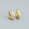 Wholesale Ushaped Geometric Style Electroplated S925 Sterling Silver Ear Buckle Earrings For Women